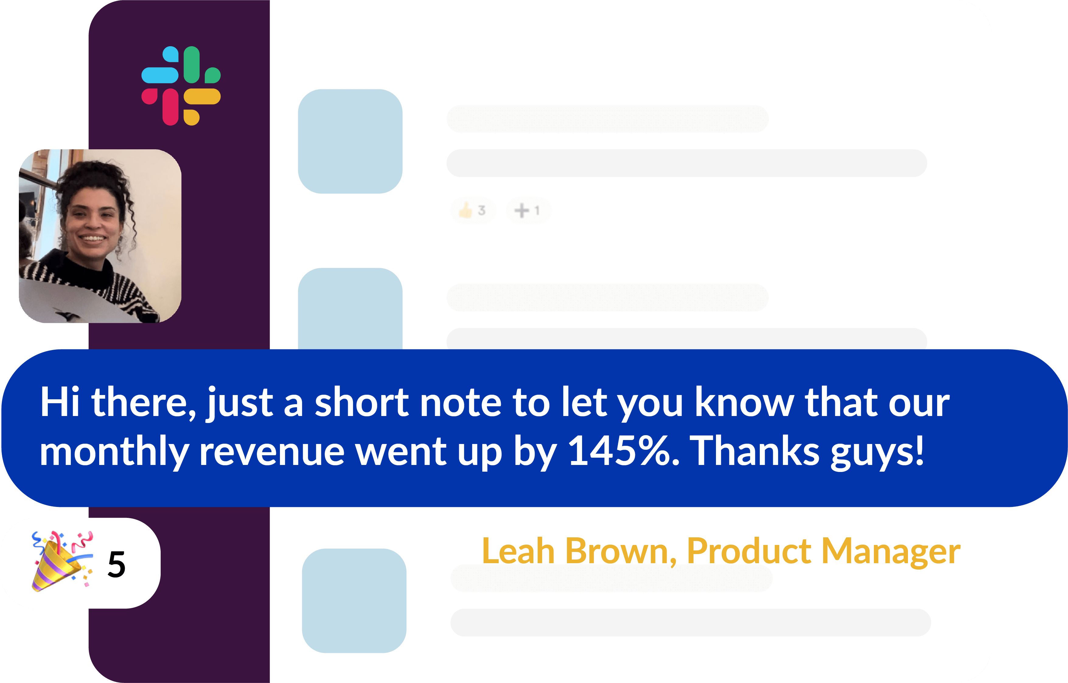 leah chat testimonial